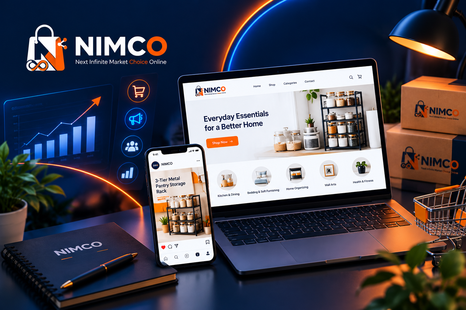 NIMCO — Digital Marketing & E-commerce Strategy case study visual
