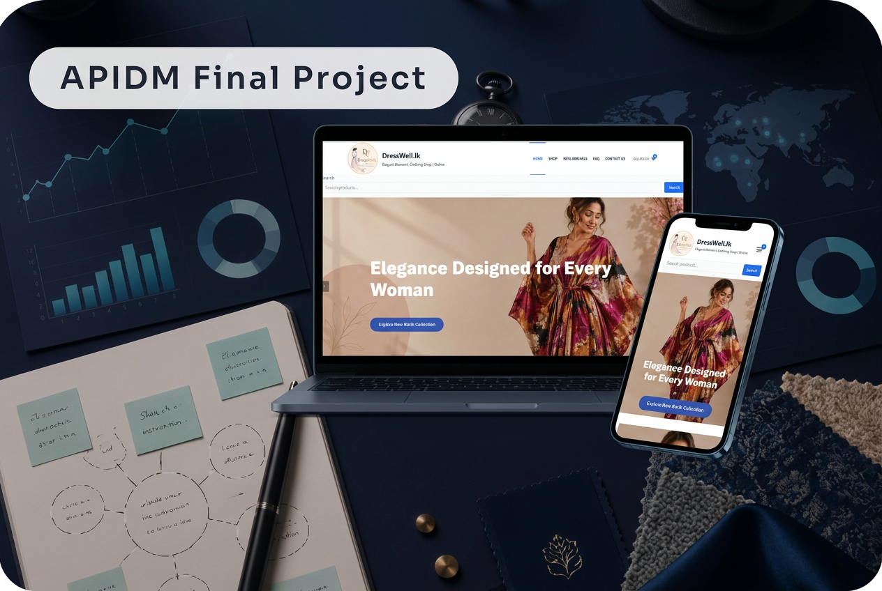 DressWell.lk — Integrated Digital Marketing Strategy case study visual