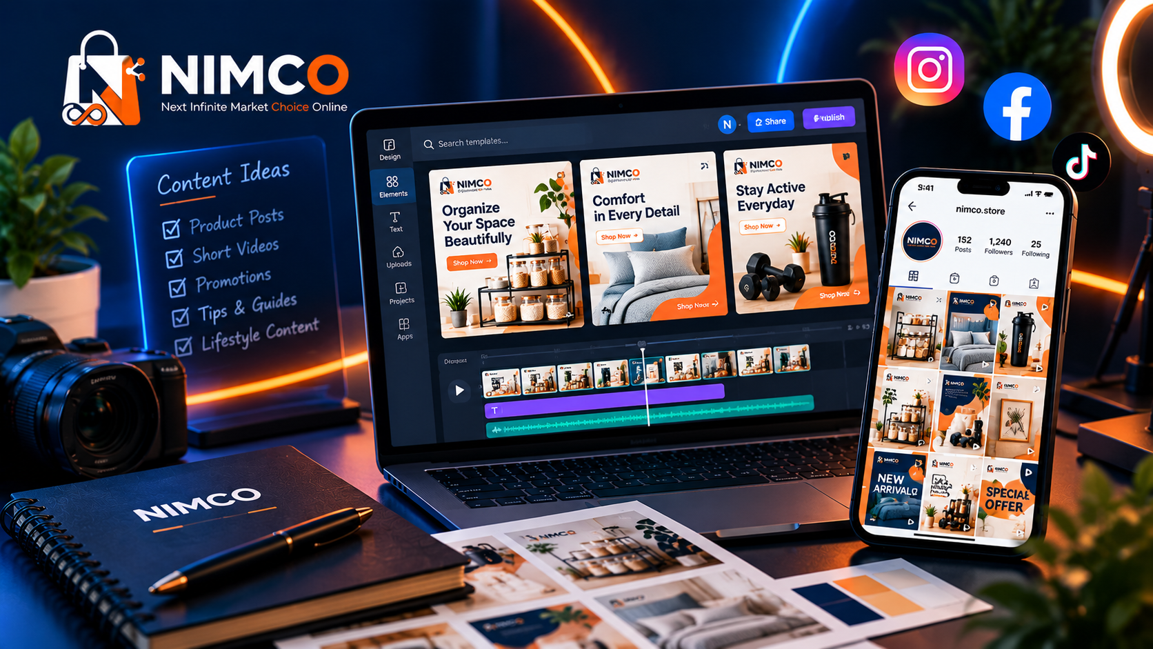 Social Media Content & Creative Development case study visual